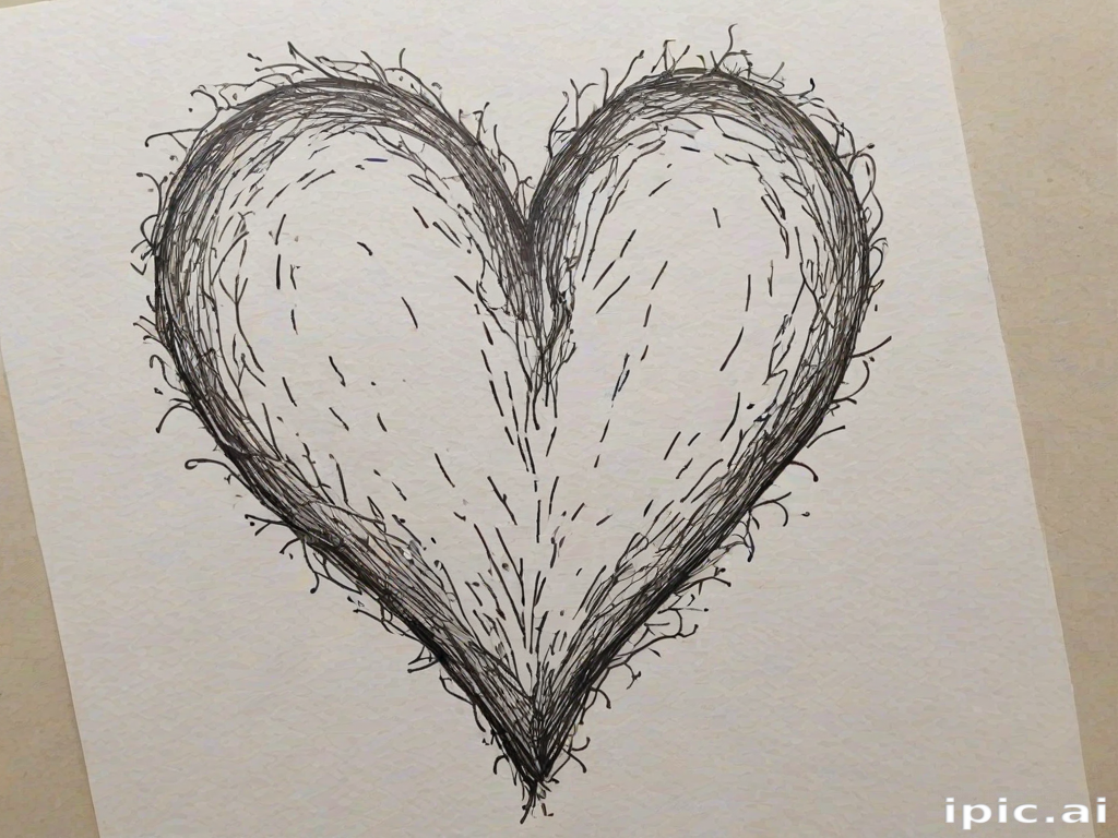 hand drawn heart