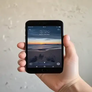 holding a phone