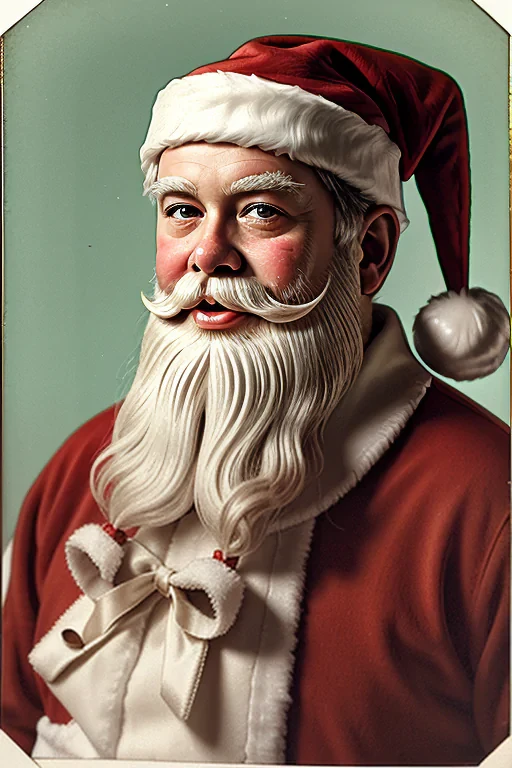 images of vintage santa