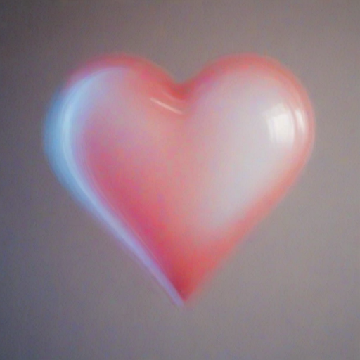 blurry heart