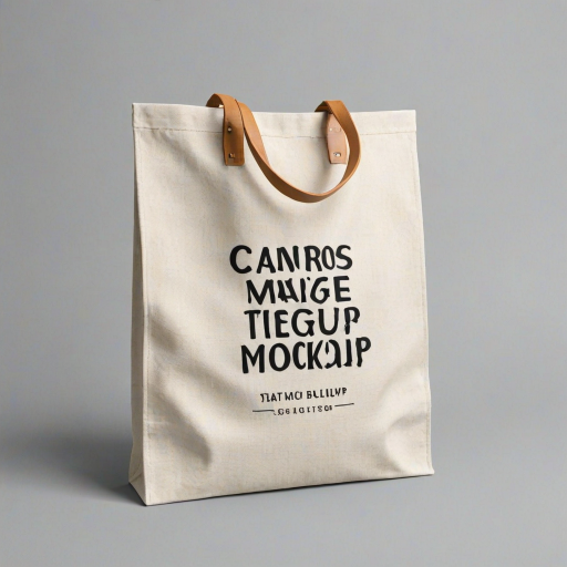 canvas bag mockup