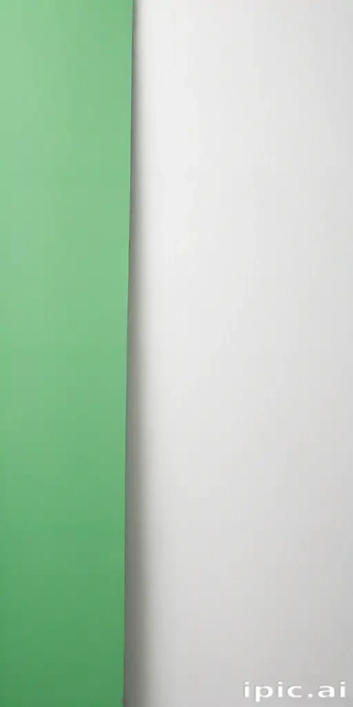 green white background
