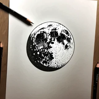 moom drawing