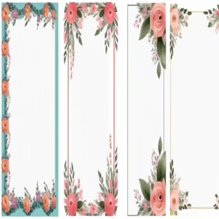 floral page borders