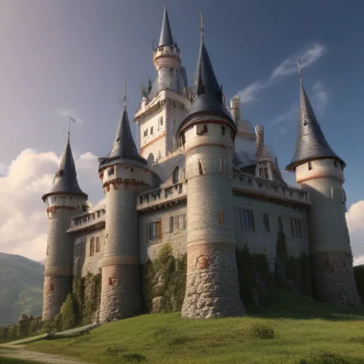 castle in cartoon