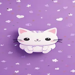 kawaii cute purple wallpaper