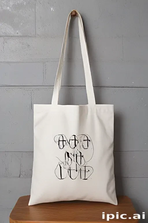 mock up tote bag