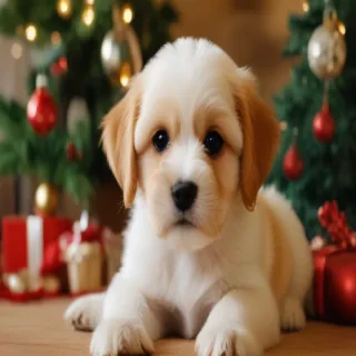 christmas puppy desktop backgrounds