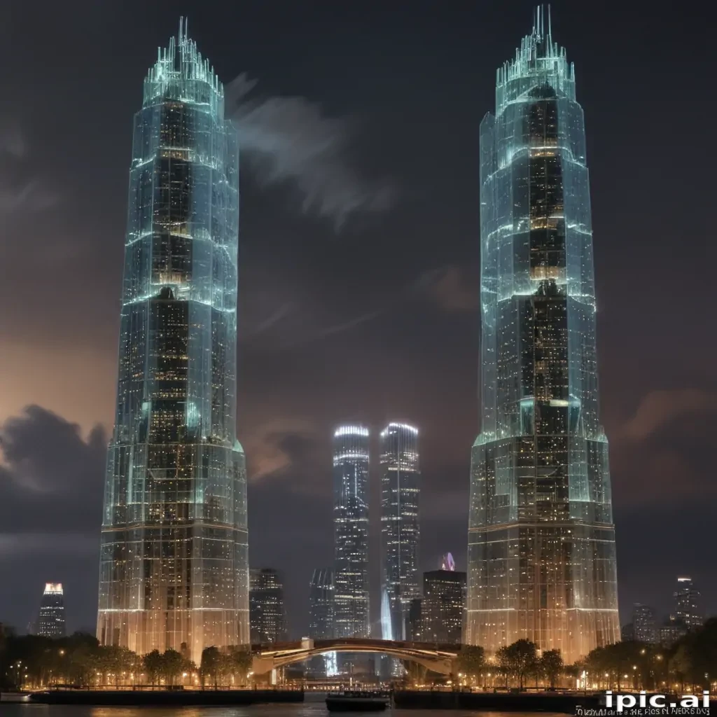 twin towers transparent