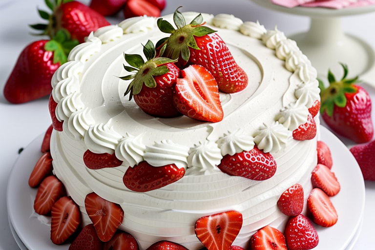 how to make a strawberry filling for cake