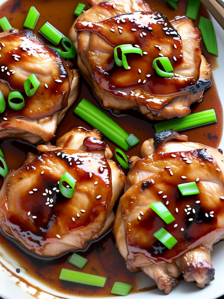air fry teriyaki chicken thighs