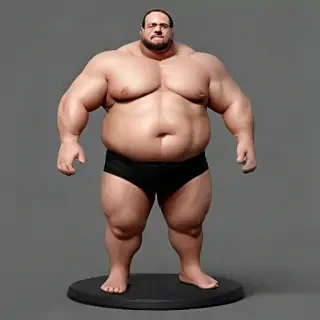 fat man black