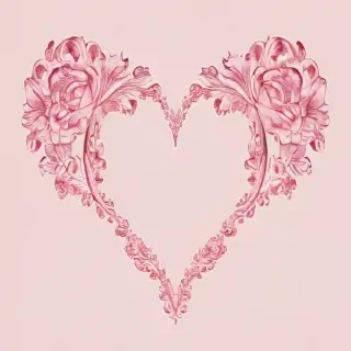 heart border png aesthetic