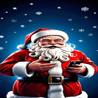 santa claus iphone wallpaper