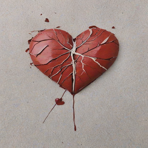 broken heart aesthetic