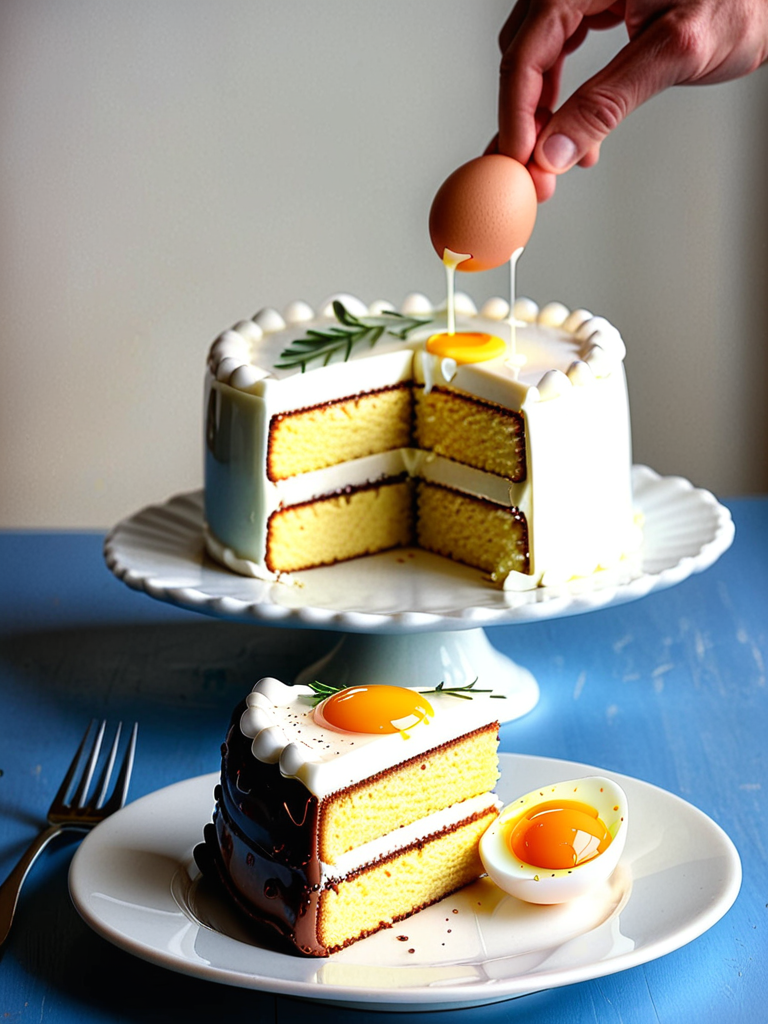 origin of the words cake and egg