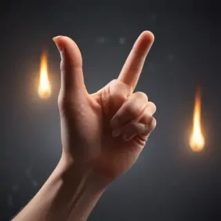 you pointing finger