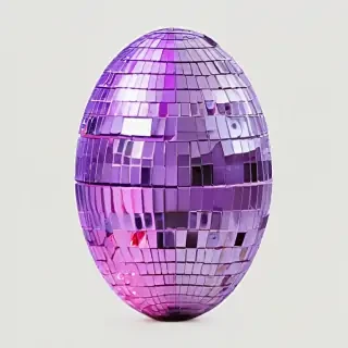 transparent background disco ball png