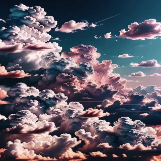 aesthetic clouds wallpaper