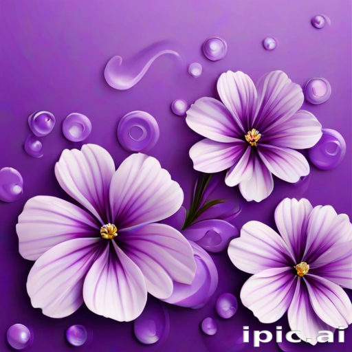 purple flowers background
