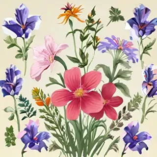 free wildflower clipart