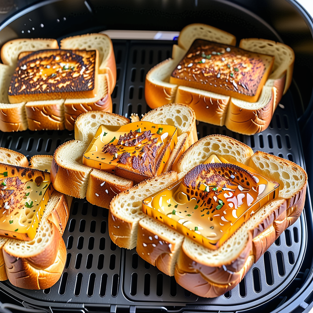 texas toast in the air fryer