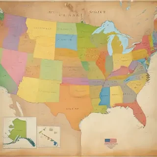 map united states