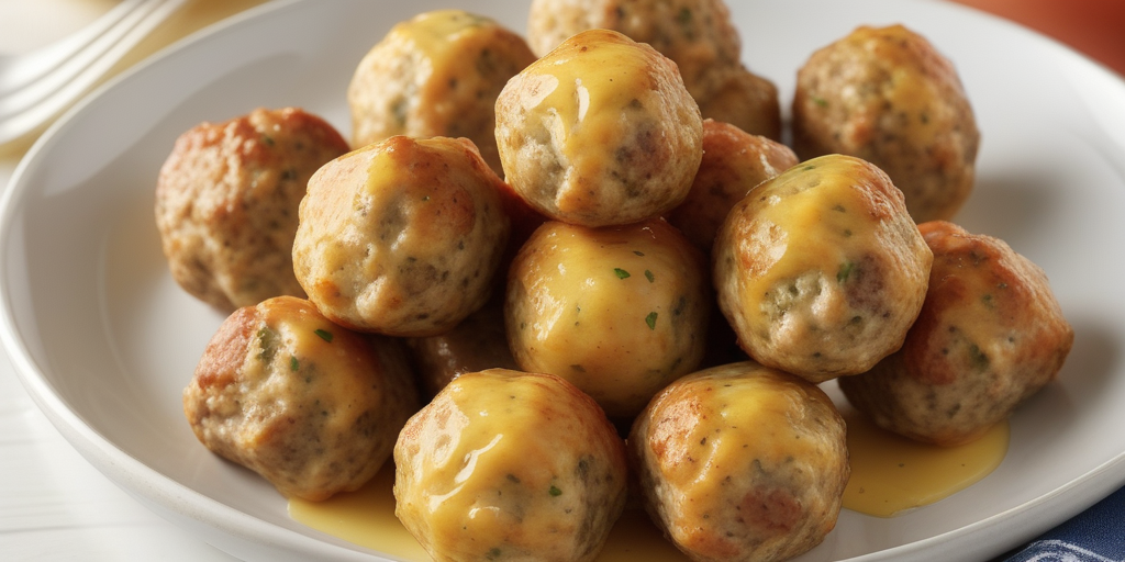 sausage balls made with pancake mix