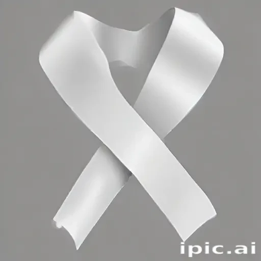 white ribbon png