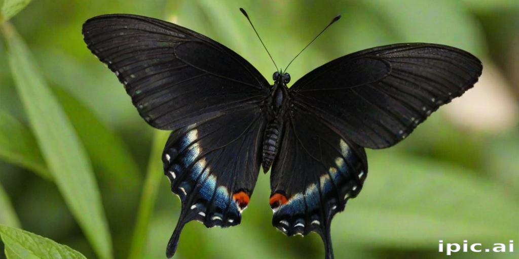 black butterfly