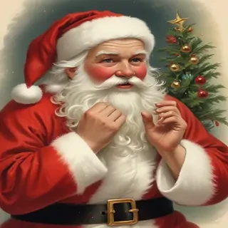 vintage santa images