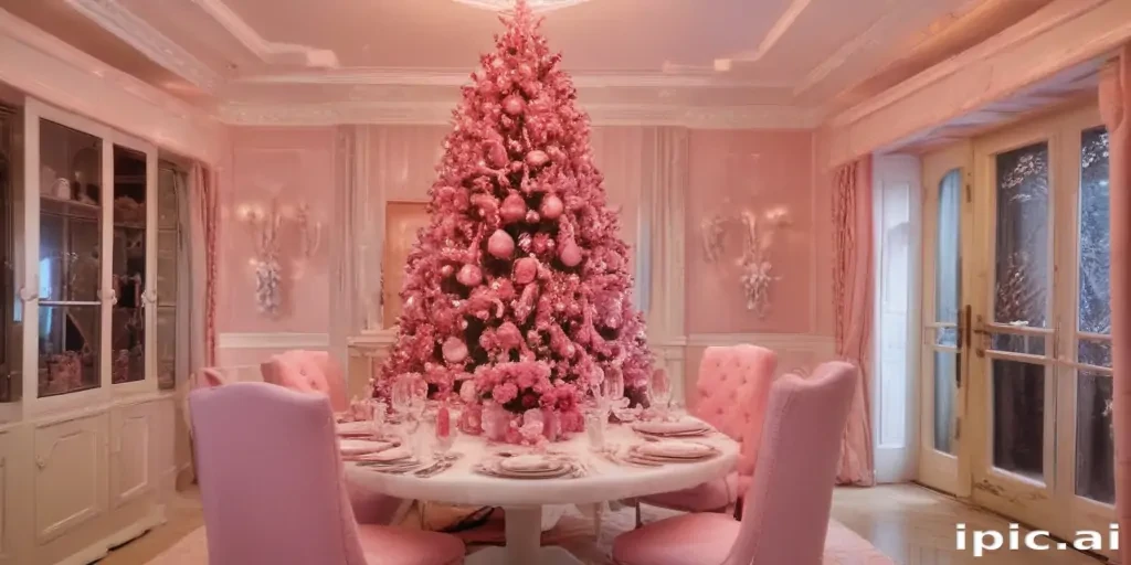 pink christmas pictures