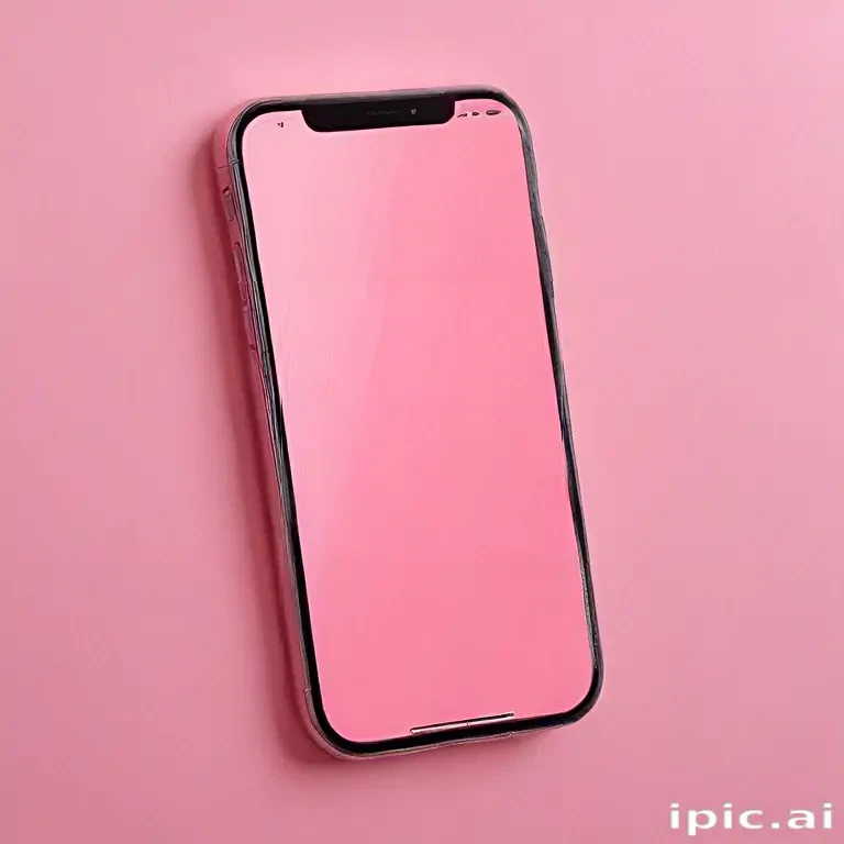 iphone pink background