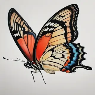 picture of a butterfly drawing