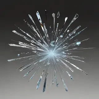 glass shattering png