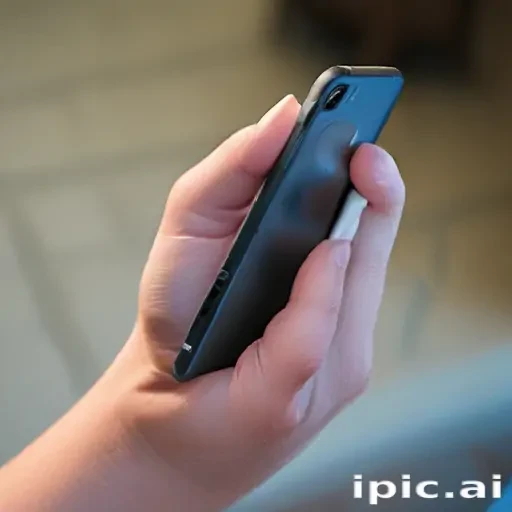 holding a phone