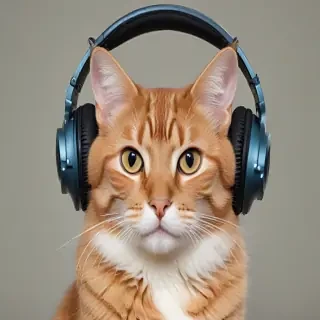 cat headphones png
