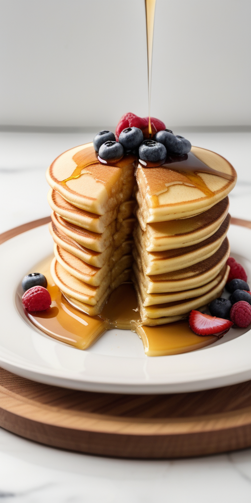 pancakes with half and half