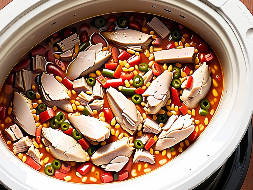 chicken and rotel in crock pot