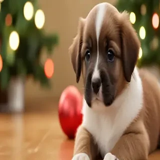 christmas puppy desktop backgrounds