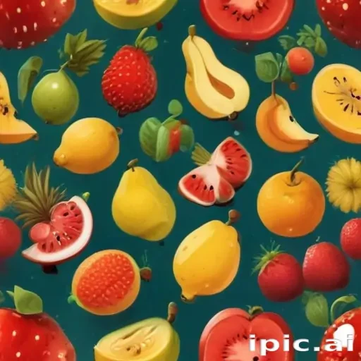 cartoon fruit
