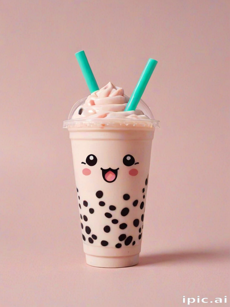 cute boba tea wallpapers
