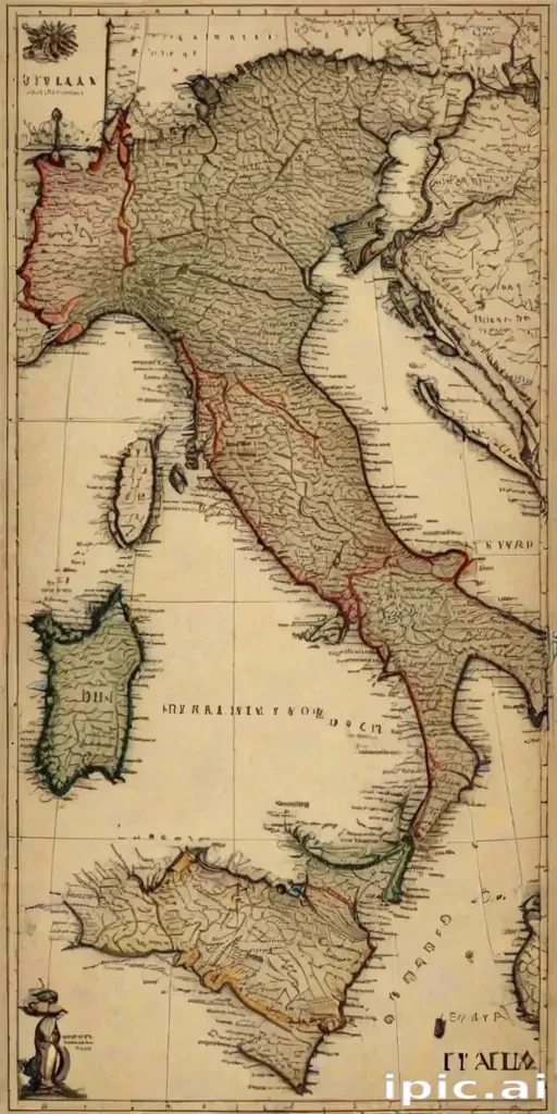 map of italy