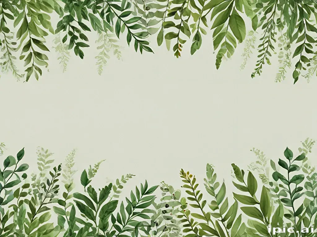 greenery border