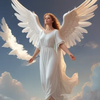 clipart of angels with wings