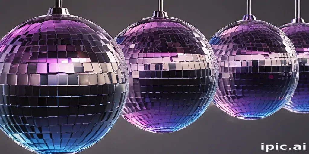 transparent disco balls