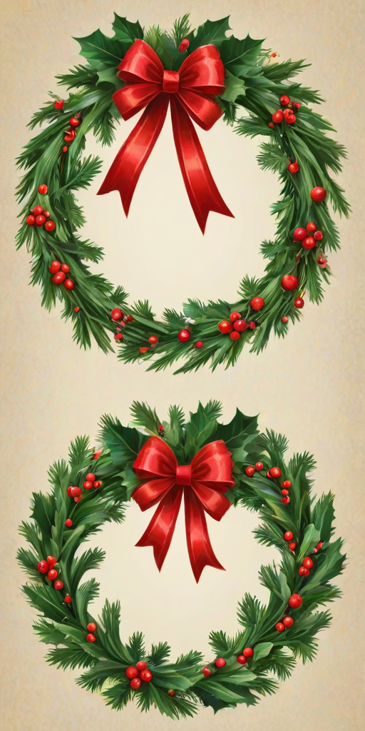 christmas wreath clip art