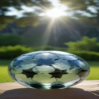 transparent soccer ball