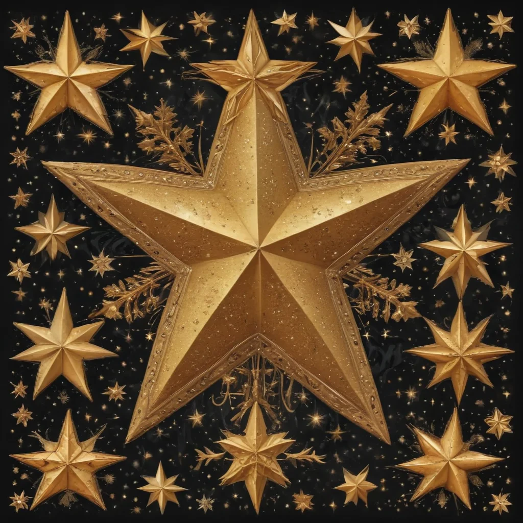 christmas stars clip art