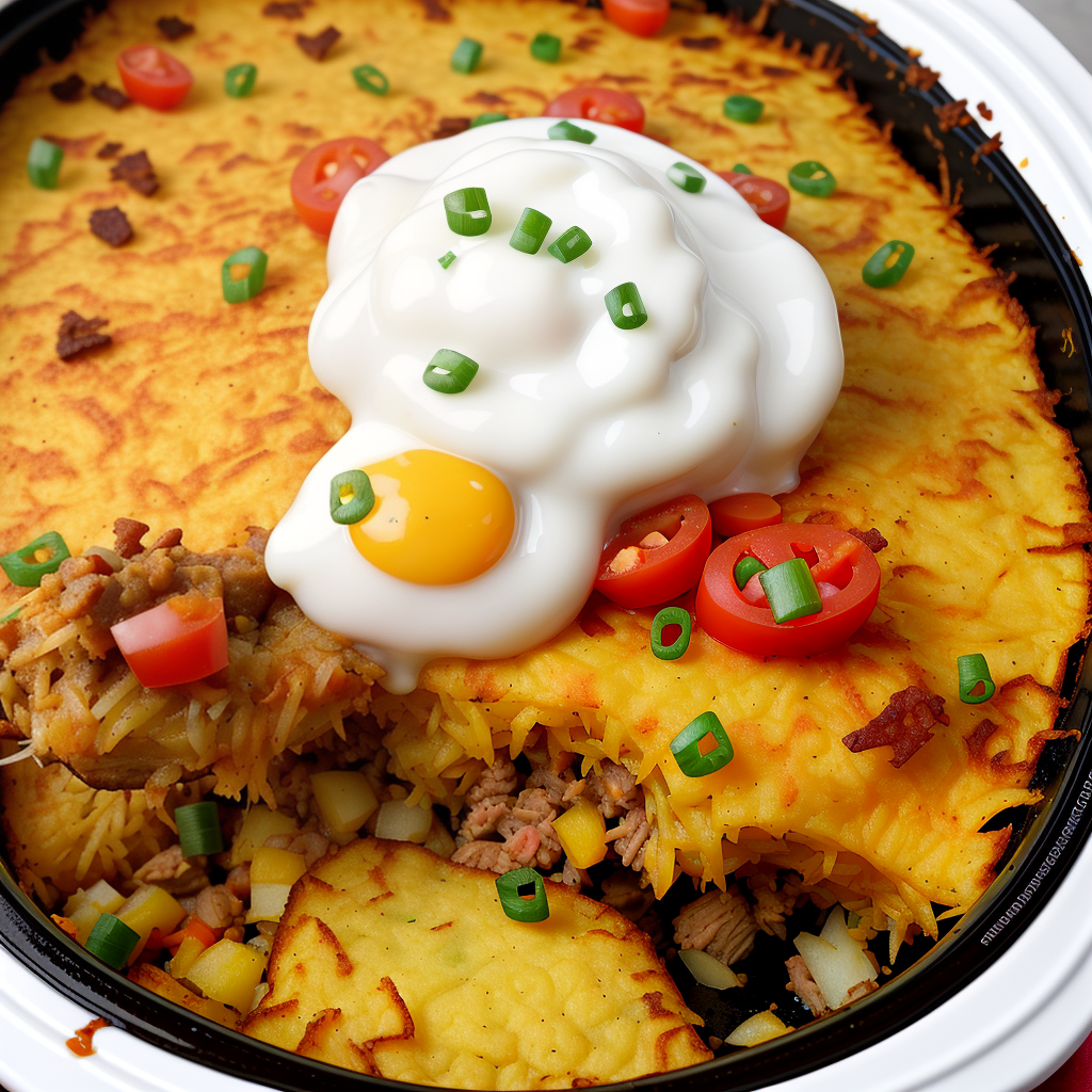 taco crock pot hashbrown casserole